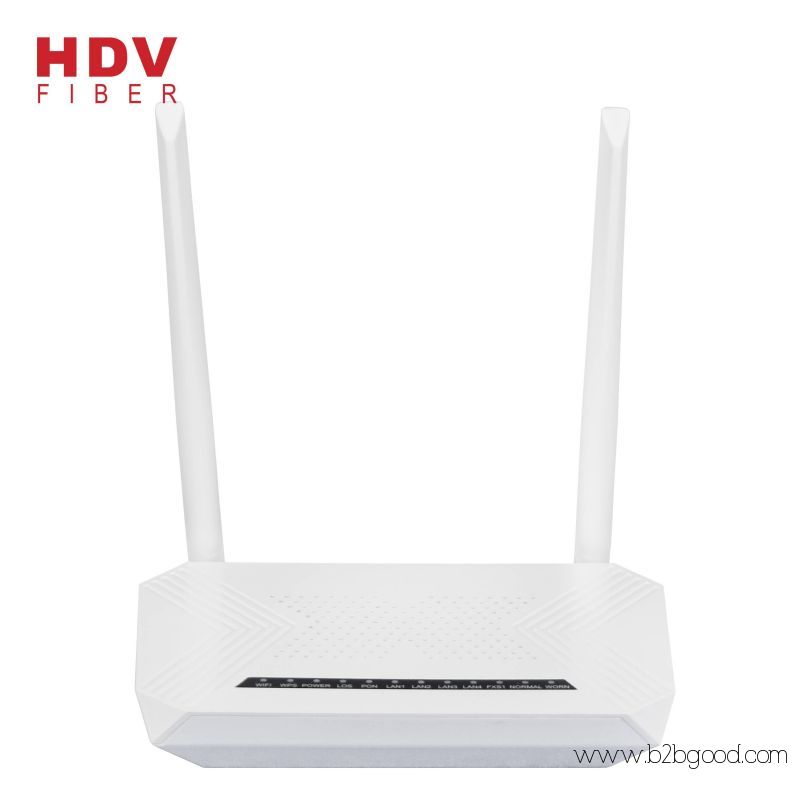 XPON Both Gpon And Epon ONU For Family Gateway 1G3F CATV WIFI With 2 Antennas