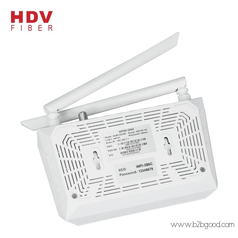 XPON Both Gpon And Epon ONU For Family Gateway 1G3F CATV WIFI With 2 Antennas
