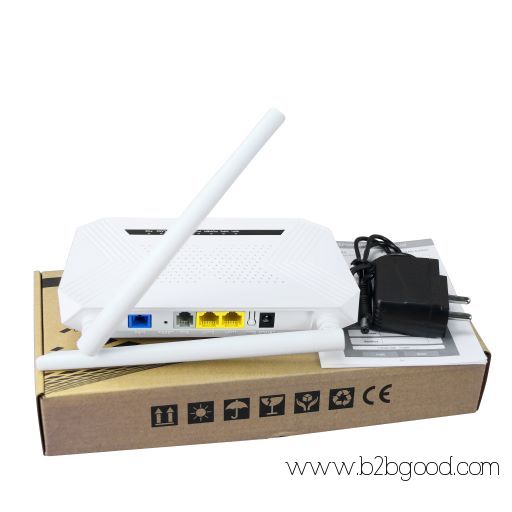 FTTH Оптический маршрутизатор сети Fiber 1GE+1FE+WIFI+1POTS Double Pon Port XPON GEPON