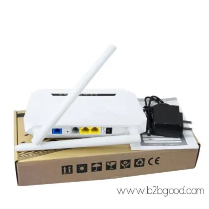FTTH Fiber Optic Network Router 1GE+1FE+WIFI+1POTS Dual Pon Port XPON GEPON EPON GPON ONU