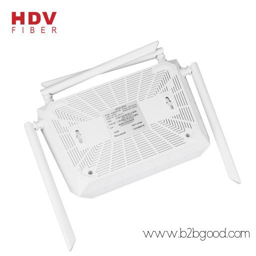 Dual Band 2.4G&5G FTTH 4GE+4WIFI+1POTS+1USB 5dBi 4 Antennas AC XPON GPON ONU For ZTE