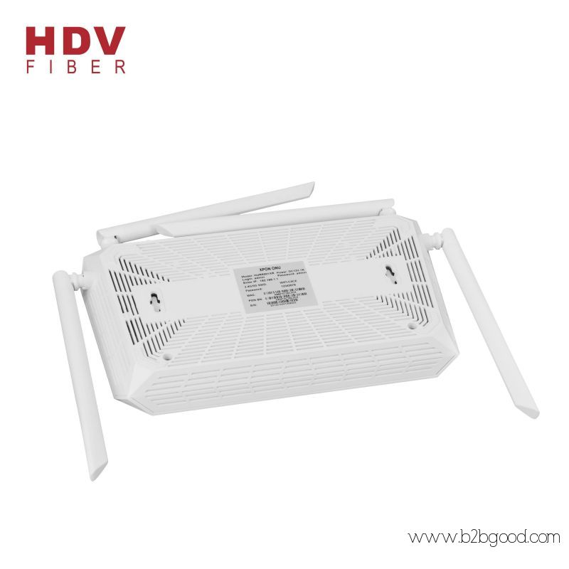 FTTH PON Solutions 2.4G&5G 4GE+4WIFI+1POTS+1USB+1CATV Dual Band AC GPON XPON ONU