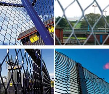 Expanded Metal Fence