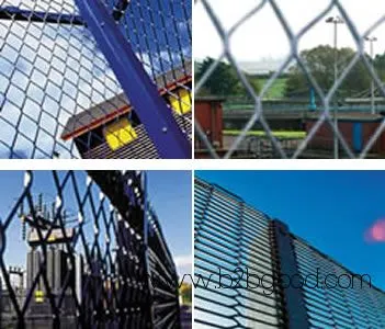 Expanded Metal Fence