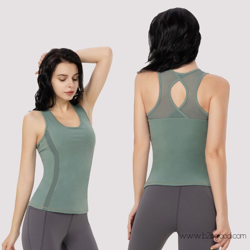 SILIK Yoga Vest Women'S Fitness Freething Dыхание Yoga