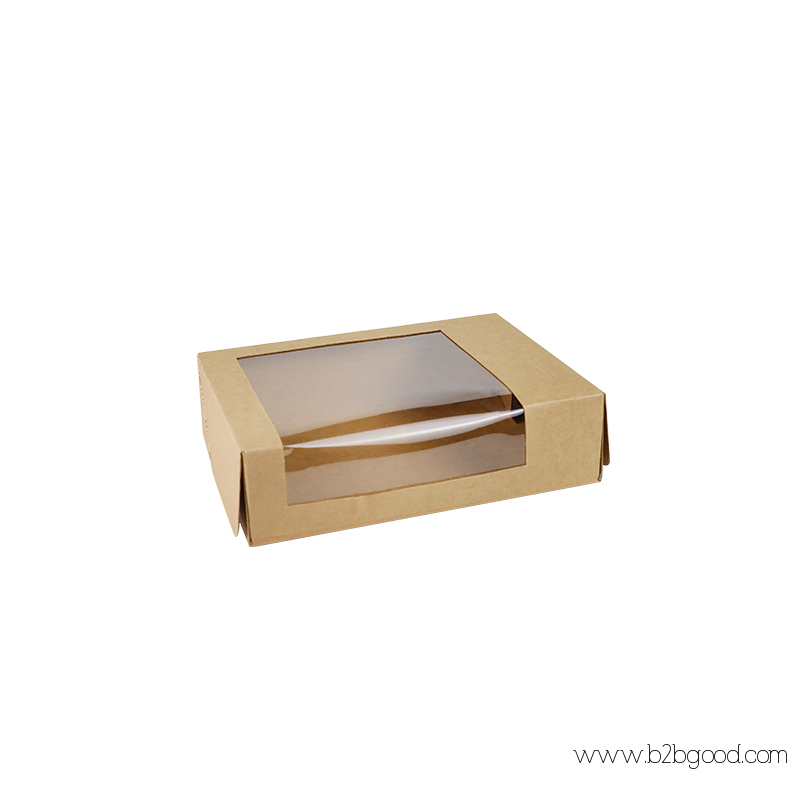 Kraft Paper Food Box With Window