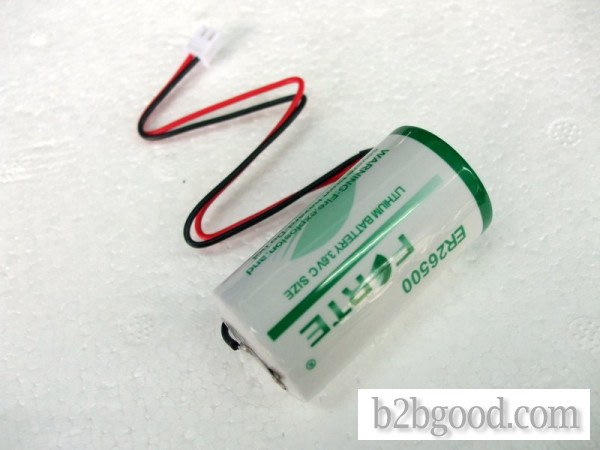ER26500 Lithium Iron Disulfide battery, 3.6V, C size, 9000mAh, Sensor-specific battery