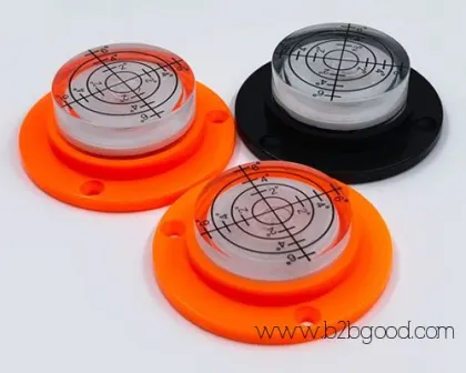 Round Level Vials With Plastic Base