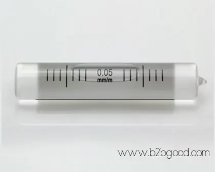 Tubular Glass Spirit Bubble Level Vials
