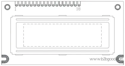 Графический тип Monochrome LCM PLG1203BW