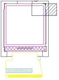 Модуль LCD TFT серии PT0151122-A7