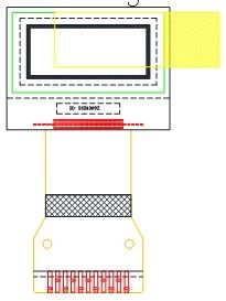 Модуль OLED серии PTOG0703-A0