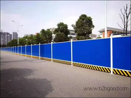Полностью приватное временное ограждение