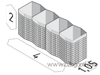 Portable Gabion Barrier