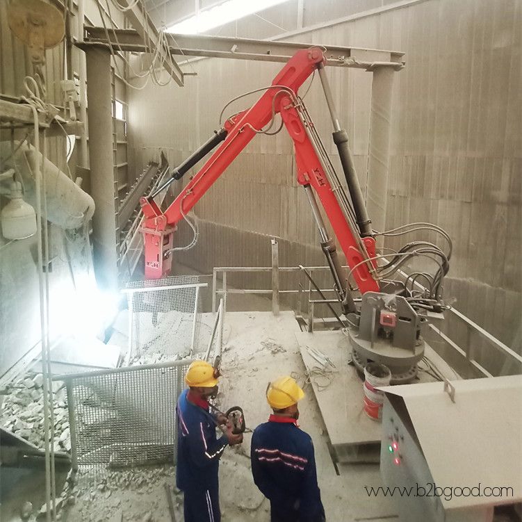 Mining Pedestal rockbreaker boom