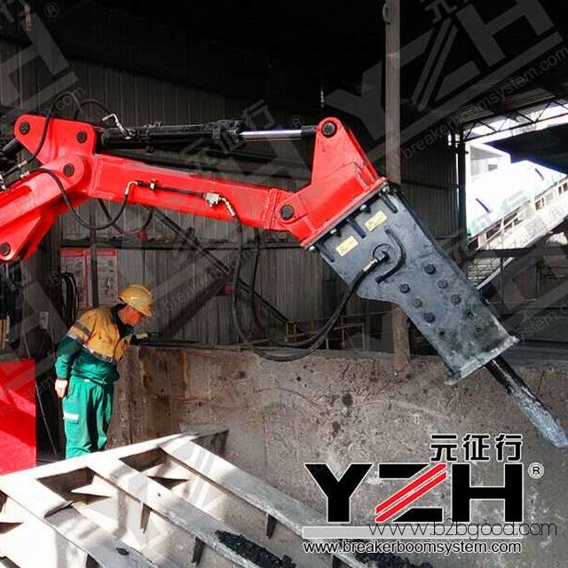  YZH Fixed Rockbreaker Boom System