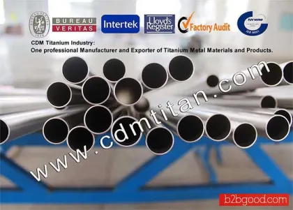CDM Titanium tube,pipe fitting